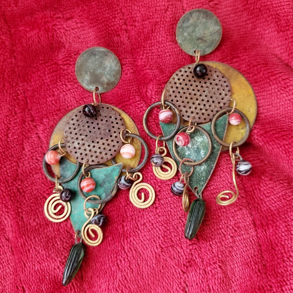 90's fashion earrings